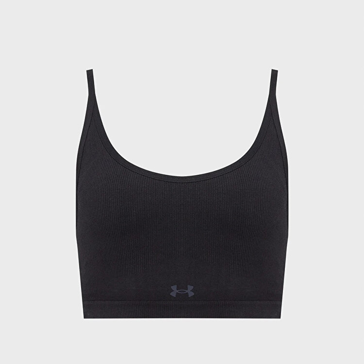 Under Armour Seamless Cotton Low Kadın Siyah Sporcu Sütyeni