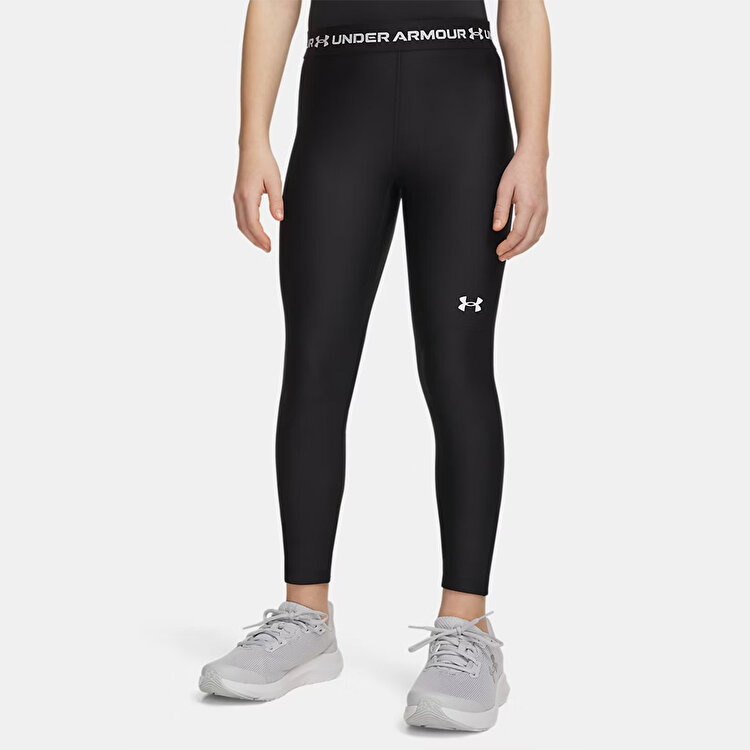 Under Armour HeatGear Kız Çocuk Siyah Tayt