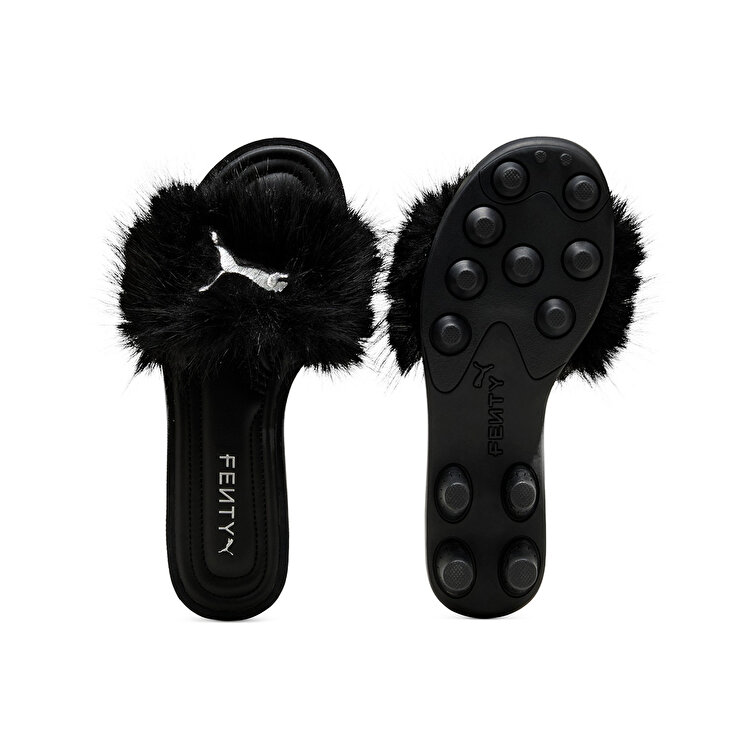 Puma Fenty x Slide Chic Fur Kadın Siyah Terlik