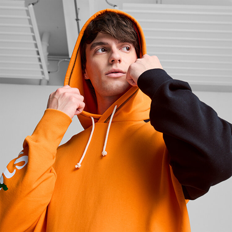 Puma x Carrots Erkek Turuncu Kapüşonlu Sweatshirt