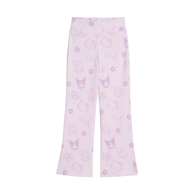 Puma Hello Kitty&Friends Ribbed Kız Çocuk Mor Tayt