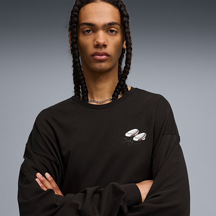 Puma x Fenty x Smurfs Siyah Sweatshirt