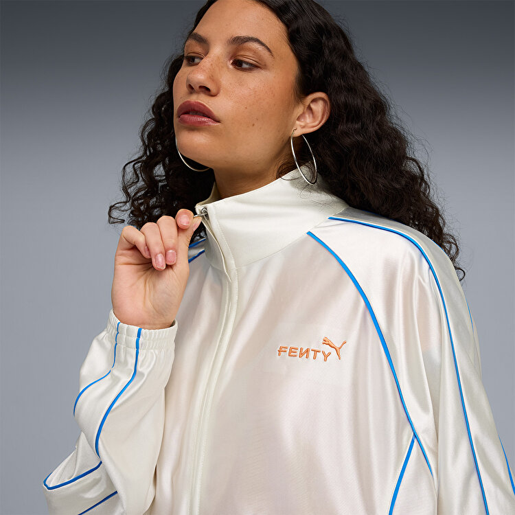Puma x Fenty T7 Piping Track Gümüş Ceket