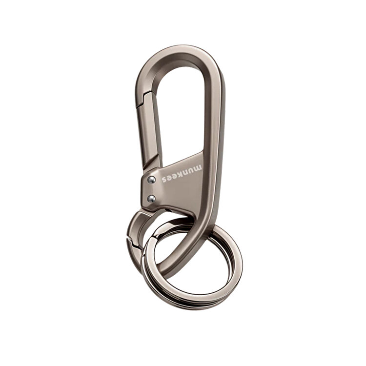 Munkees Carabiner Double Gri Anahtarlık