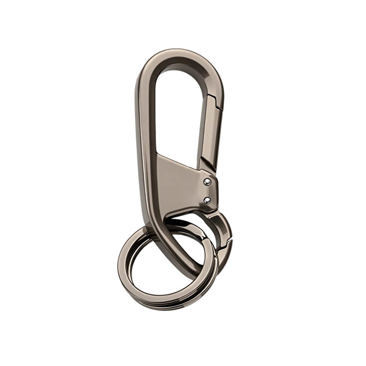 Munkees Carabiner Double Gri Anahtarlık