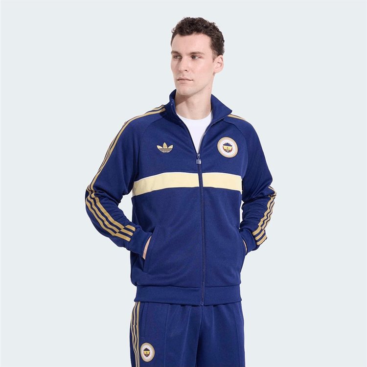 adidas Fenerbahçe OG2 Erkek Lacivert Dik Yaka Ceket