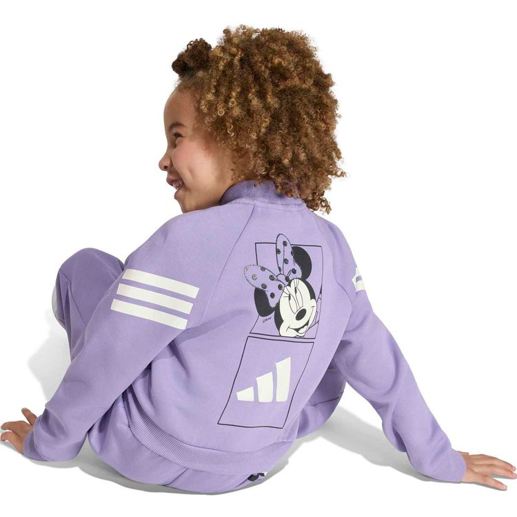 adidas Lg Disney Minnie Kız Çocuk Mor Dik Yaka Ceket KG6142
