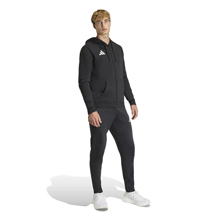 adidas Entrada 26 Erkek Kapüşonlu Siyah Ceket