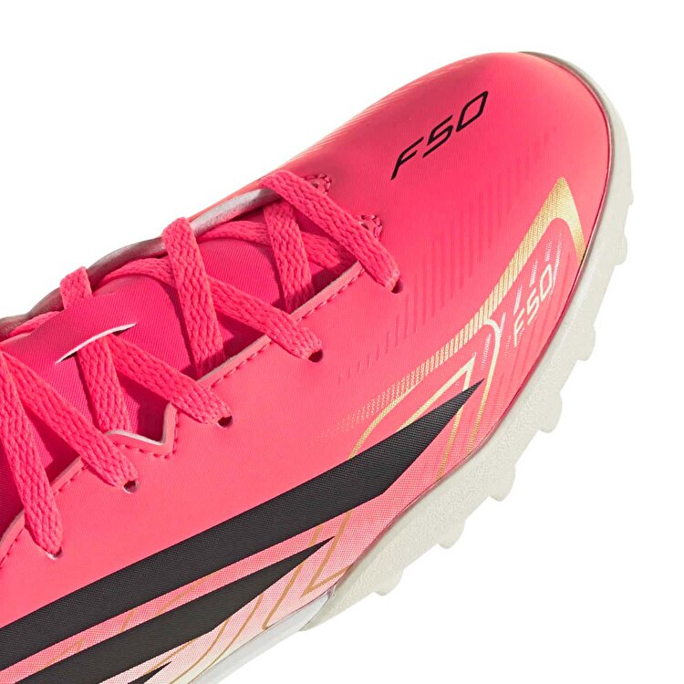 adidas F50 Hyperfast Club Tf J Çocuk Pembe Halı Saha Ayakkabısı