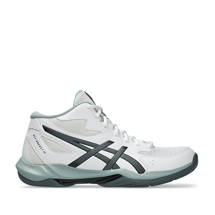Asics Gel-Rocket MT 12 Erkek Beyaz Voleybol Ayakkabısı