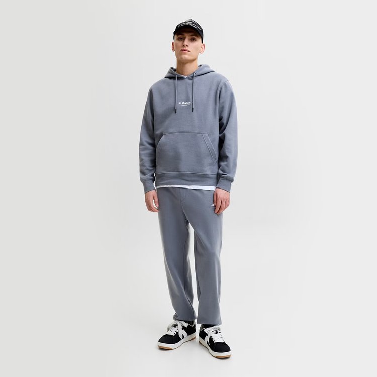 Jack&Jones Soho Erkek Gri Kapüşonlu Sweatshirt