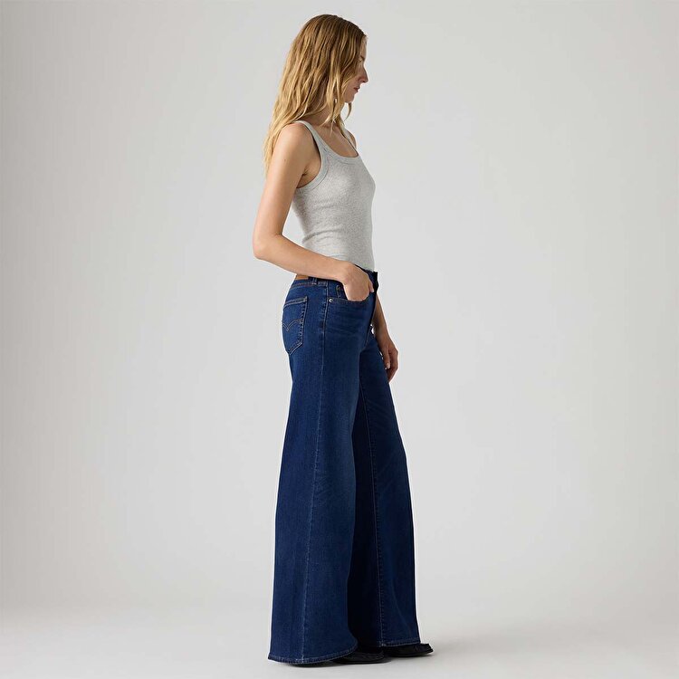 Levi's 728 Hr Wide Leg Kadın Lacivert Jean