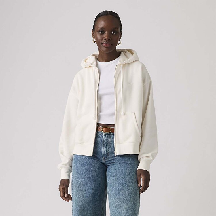 Levi's Everyday Kadın Ekru Kapüşonlu Ceket