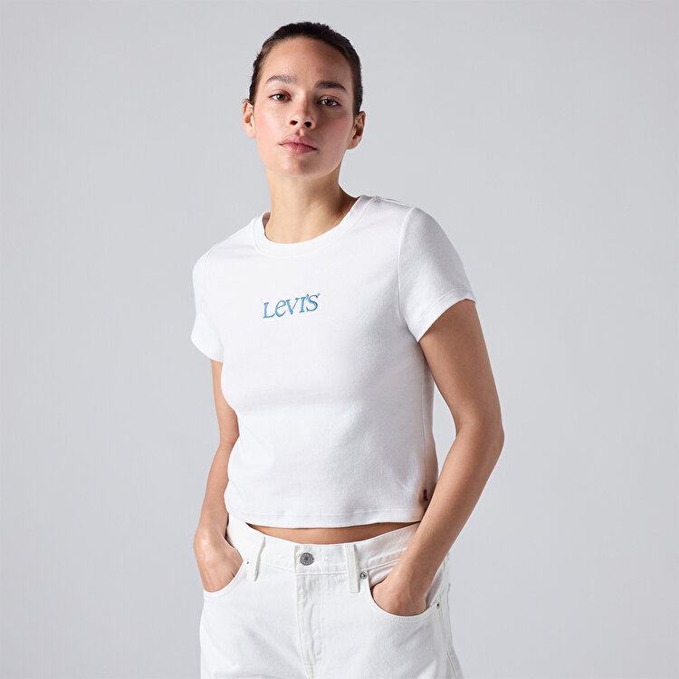 Levi's Gr Essential Baby Kadın Beyaz Tişört