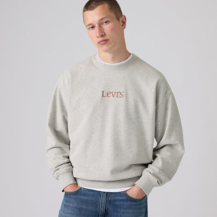 Levi's Sunset Erkek Gri Sweatshirt