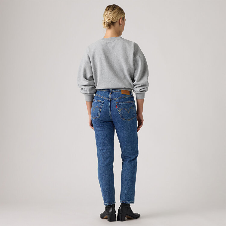 Levi's 501 Regular Fit Crop Kadın Gri Jean