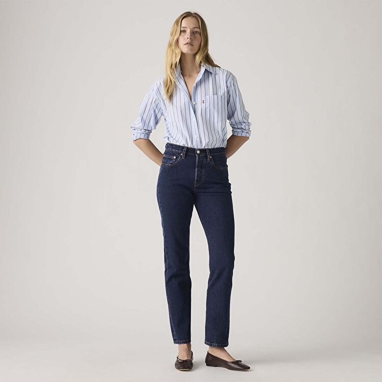 Levi's 501 Kadın Lacivert Jean