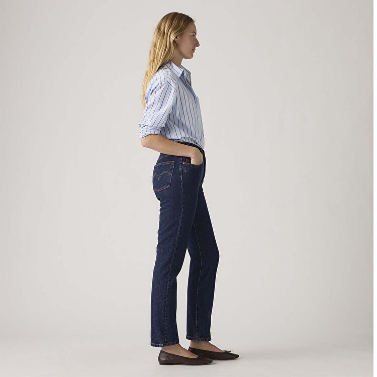 Levi's 501 Kadın Lacivert Jean