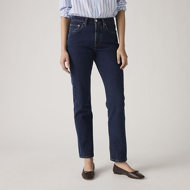 Levi's 501 Kadın Lacivert Jean