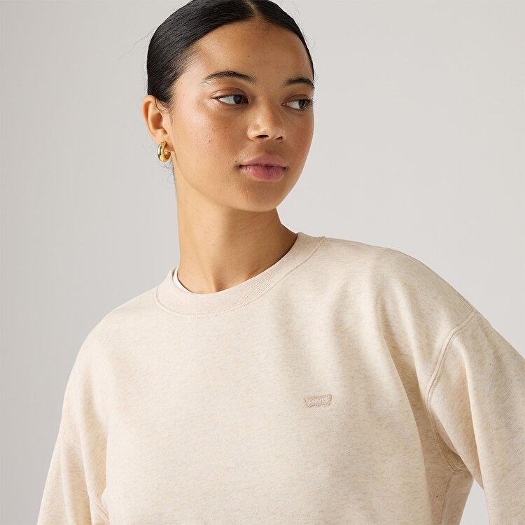 Levi's Everyday Crew Kadın Beyaz Sweatshirt