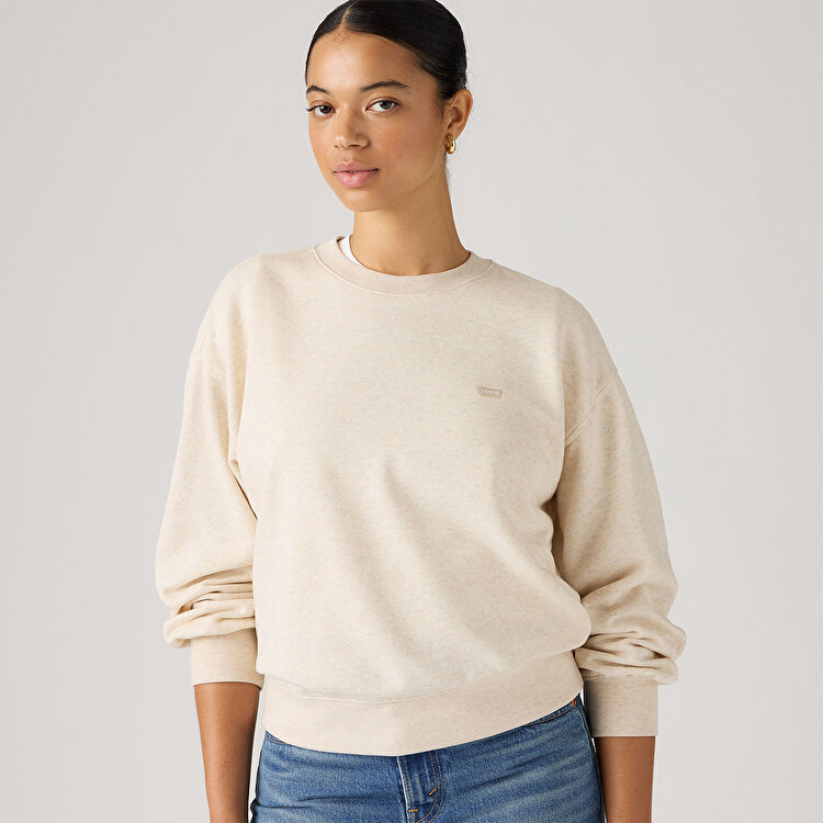 Levi's Everyday Crew Kadın Beyaz Sweatshirt