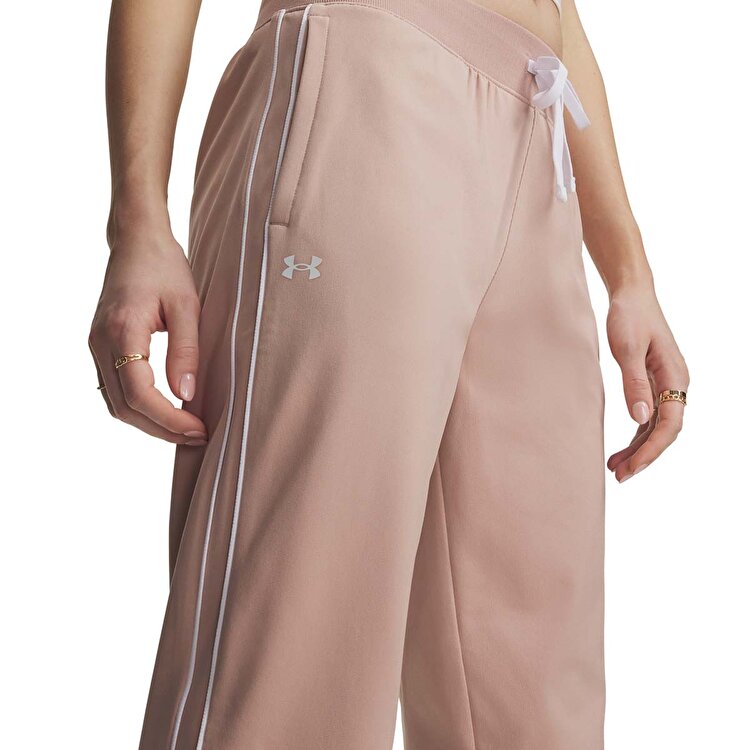 Under Armour Rical Tricot Kadın Pembe Kapüşonlu Eşofman Takımı