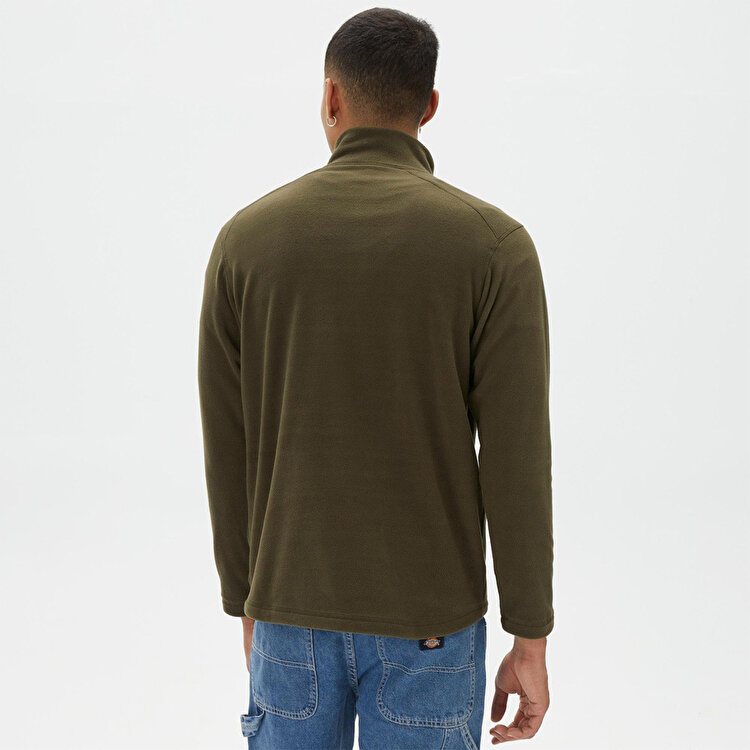 Helly Hansen Mount Fleece Erkek Yeşil Dik Yaka Sweatshirt