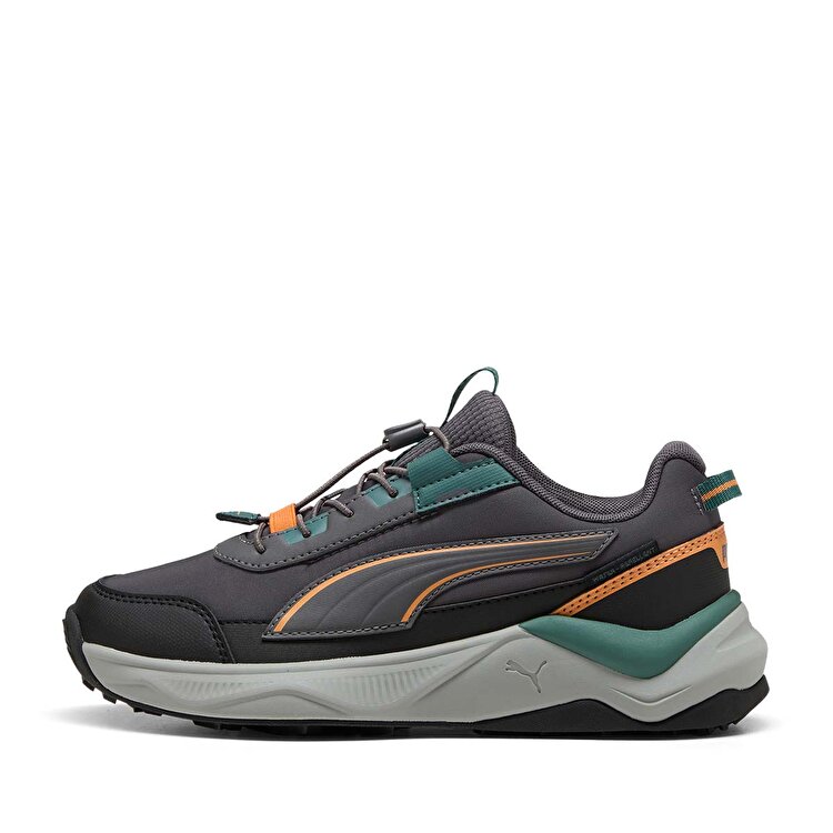 Puma Evolve 2.0 Trail Lo Jr Çocuk Gri Spor Ayakkabı