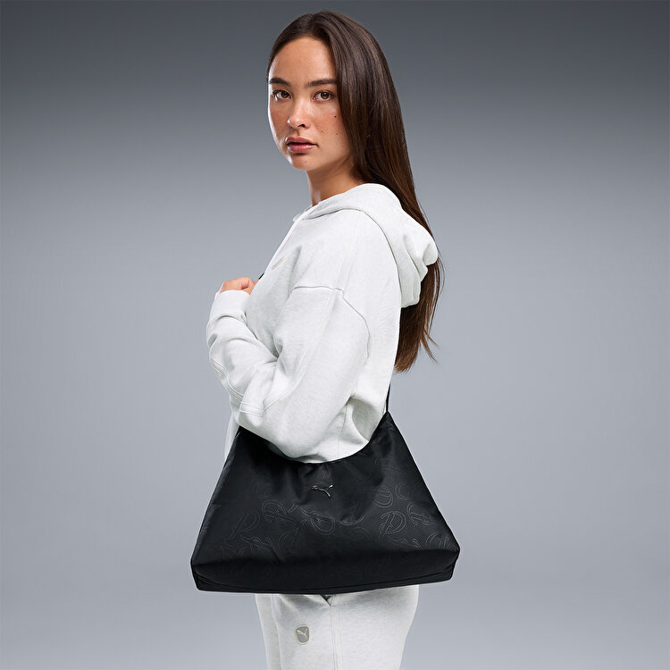 Puma Pop Medium Prism Kadın Siyah Bayan Çanta