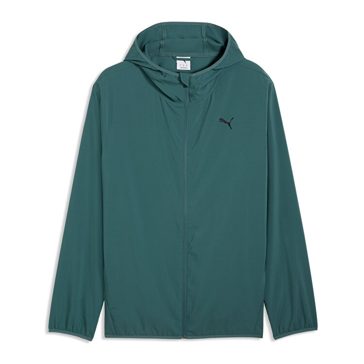 Puma Tad Woven Erkek Yeşil Kapüşonlu Ceket