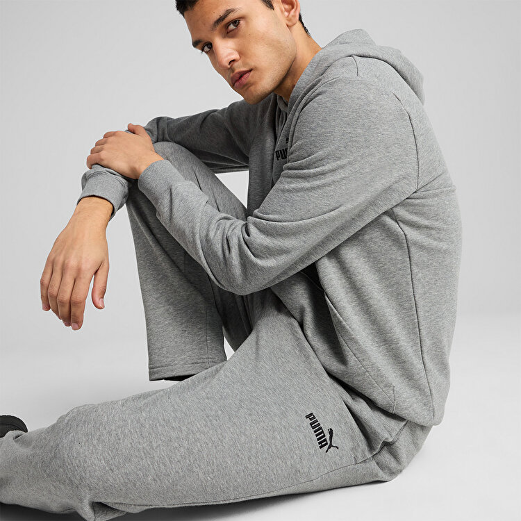 Puma Essentials No 1 Logo Erkek Gri Eşofman Altı
