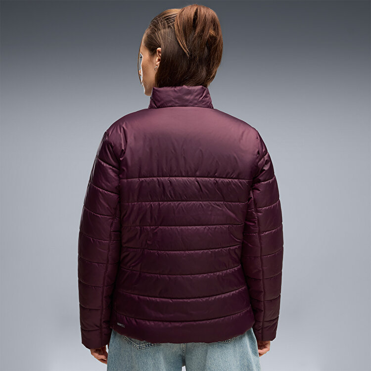 Puma Essentials Padded Kadın Bordo Dik Yaka Mont