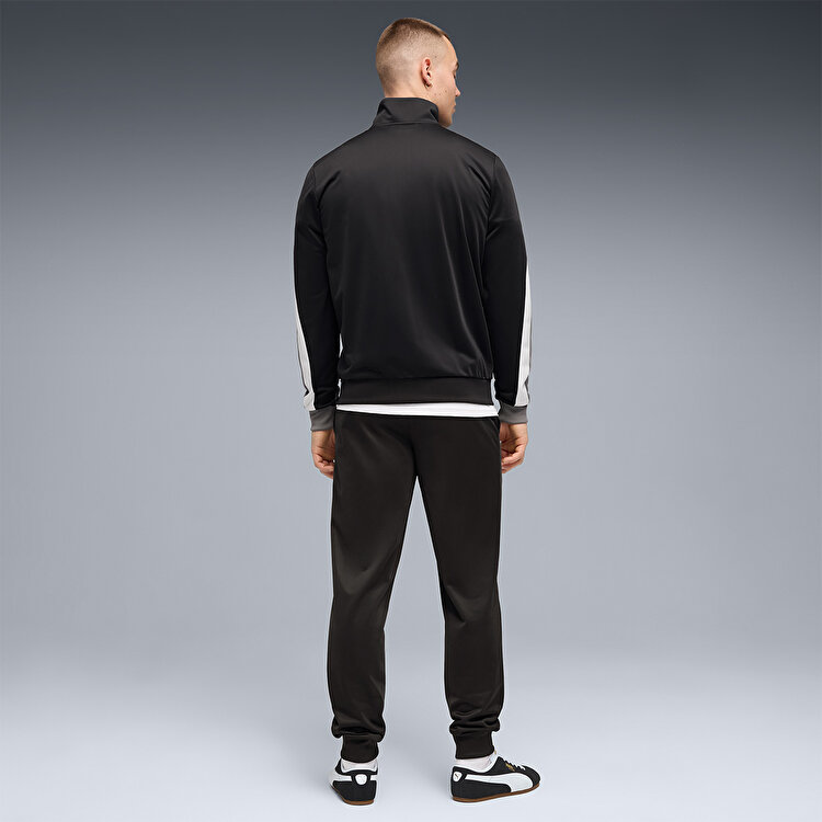 Puma Essentials Block Poly Erkek Siyah Dik Yaka Eşofman Takımı