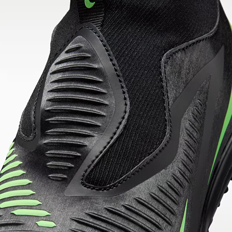 Nike Phantom 6 High Acad Jr Tf Çocuk Siyah Halı Saha Ayakkabısı
