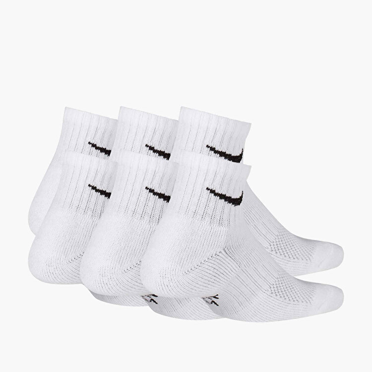 Nike Everyday Cush Ankle 6' lı Çocuk Beyaz Çorap