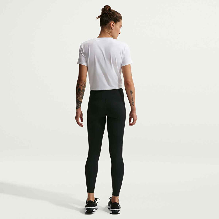Nike Dri Fit One Hr 7/8 Kadın Siyah Tayt