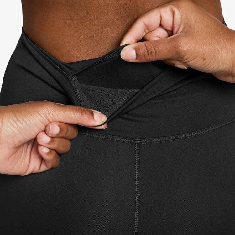 Nike Dri Fit One Hr 7/8 Kadın Siyah Tayt