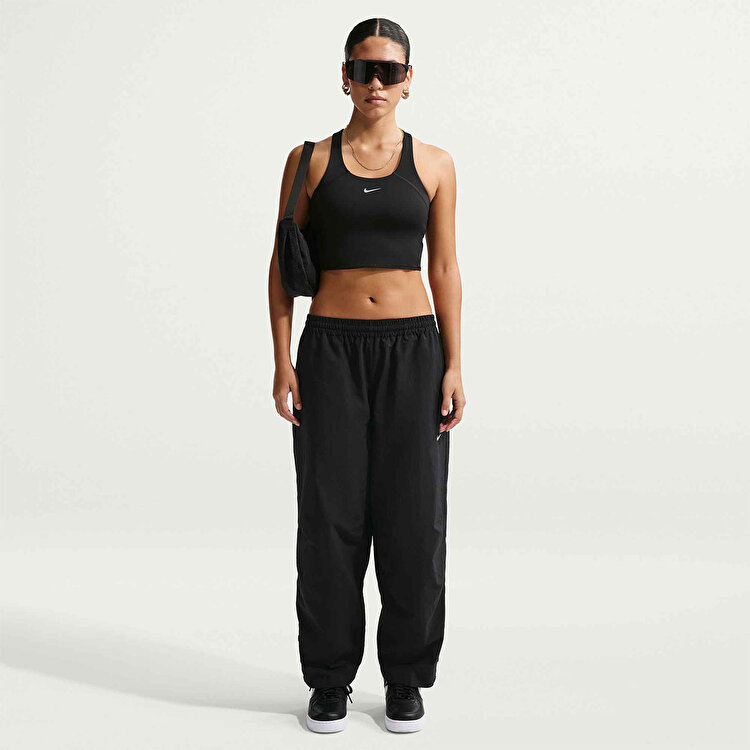 Nike Tempo Dri Fit Medium Sport Crop Bra Kadın Siyah Atlet