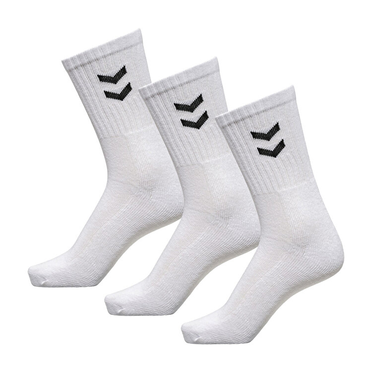 Hummel Basic 3' lü Beyaz Çorap