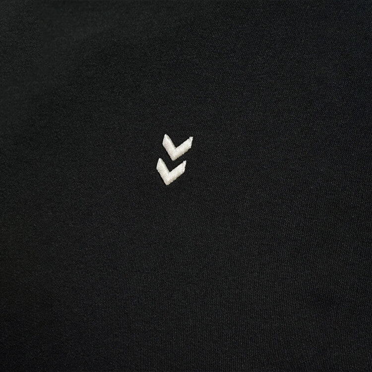 Hummel Pulse Erkek Siyah Kapüşonlu Sweatshirt
