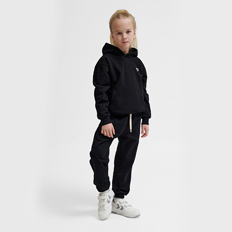 Hummel Loose Çocuk Siyah Eşofman Altı