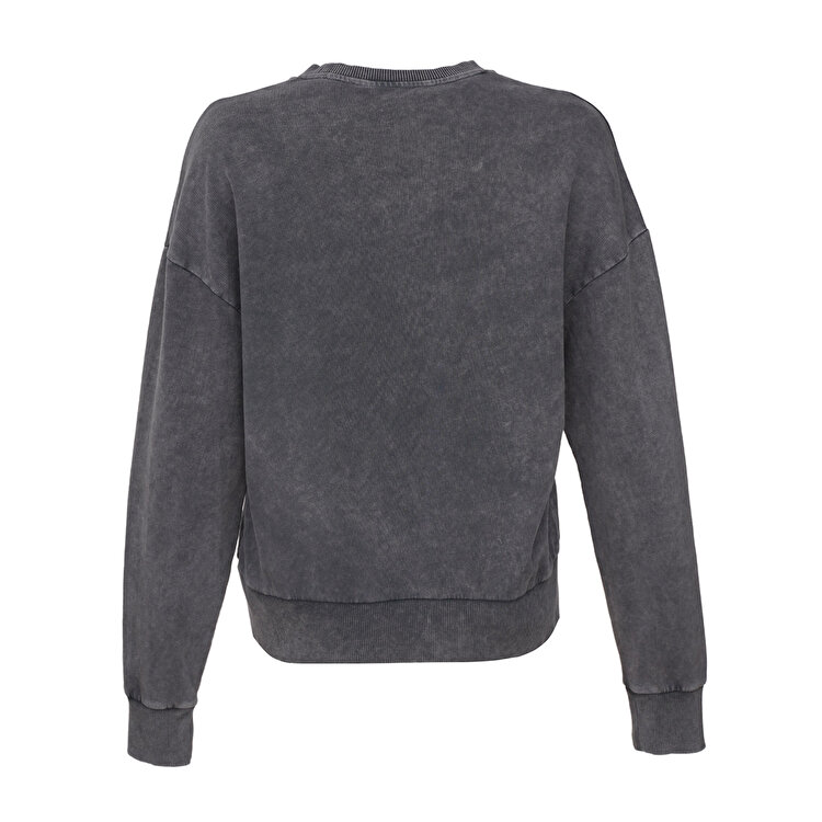 Hummel Dellax Kadın Gri Kapüşonlu Sweatshirt