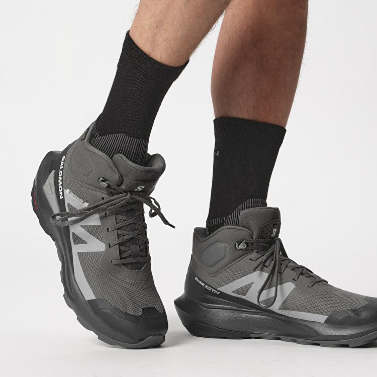 Salomon Elixir Activ Mid Goretex Erkek Gri Bot