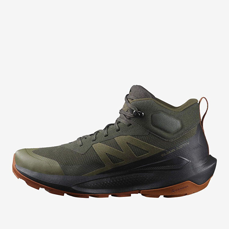 Salomon Elixir Activ Mid Goretex Erkek Haki Bot