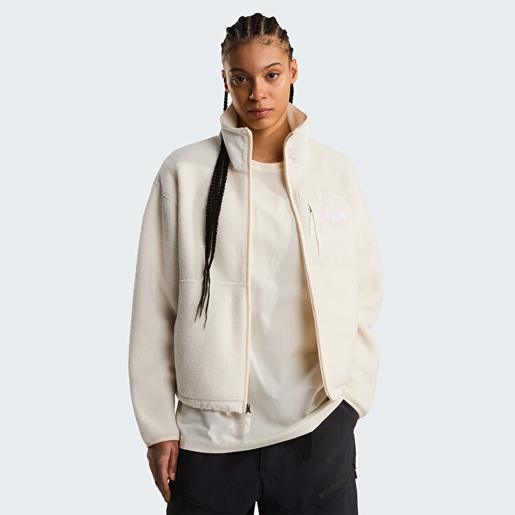 The North Face Yumiori Off Peak Kadın Beyaz Dik Yaka Ceket