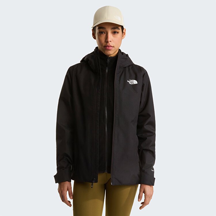 The North Face Quest Triclimate Kadın Siyah Kapüşonlu Mont