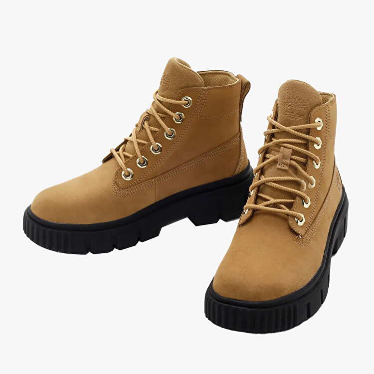 Timberland Greyfield Mid Lace Up Kadın Sarı Bot