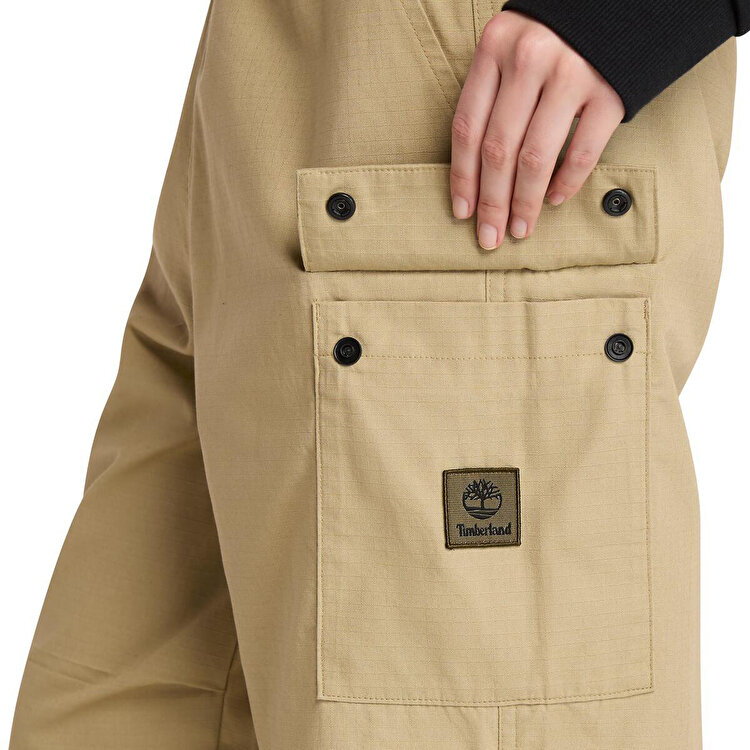 Timberland Woven Badge Ripstop Cargo Erkek Bej Pantolon