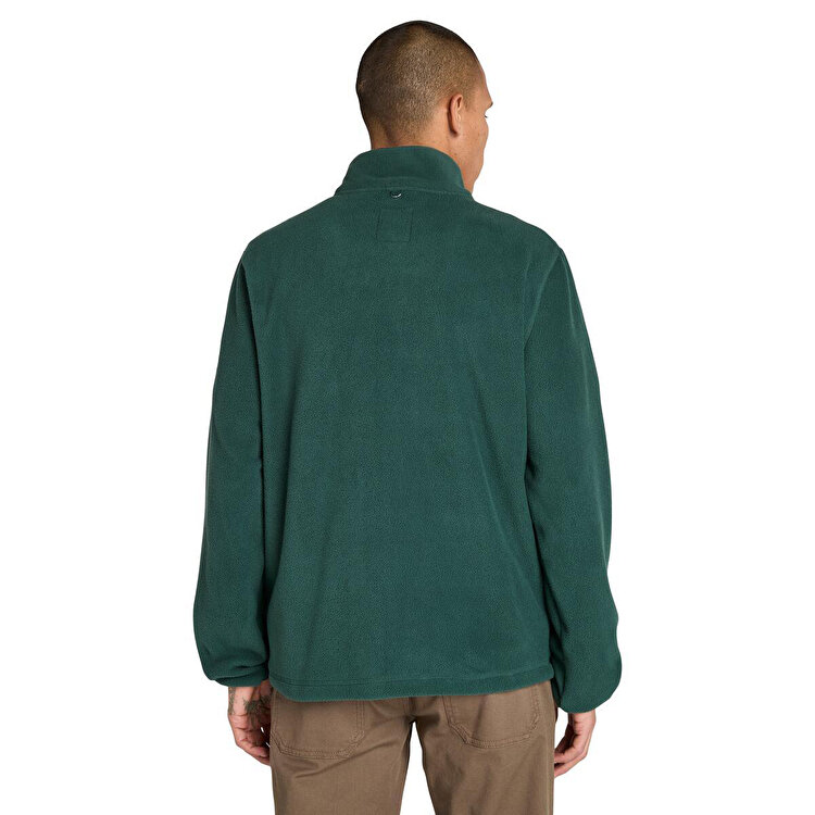 Timberland Fleece Erkek Yeşil Dik Yaka Ceket