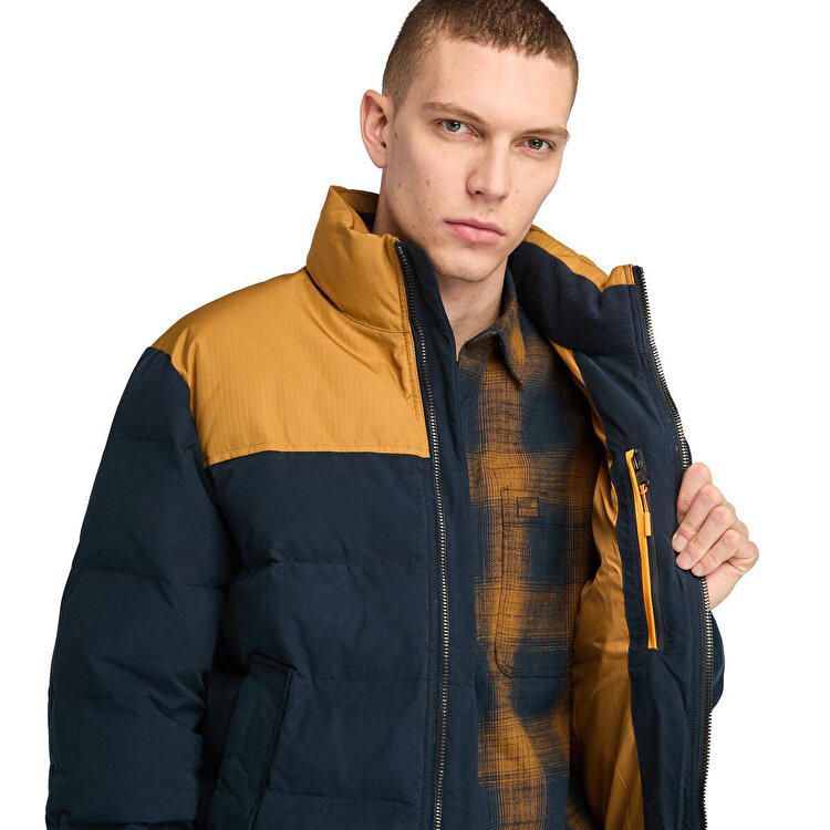 Timberland Welch Mountain Durable Water Repellent Erkek Lacivert Dik Yaka Yelek